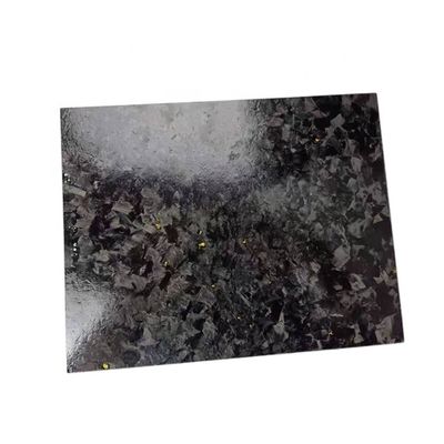 Glanzige/matte Schmiede-Goldfolie, Carbonfaserblech 50% Glanzige Gewebe-Schmiede-Muster