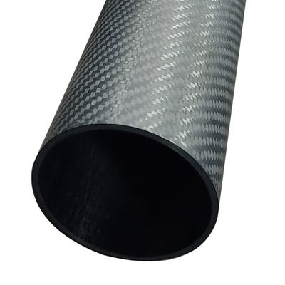 Kohlenstofffaserröhre in großflächigen Spitzenröhren 80 mm 100 mm mit 100% Kohlenstoffgehalt