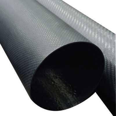 Großes 3k-Kohlenstofffaserrohr für unter 120 °C Grad 100mm 120mm 180mm 200mm 230mm