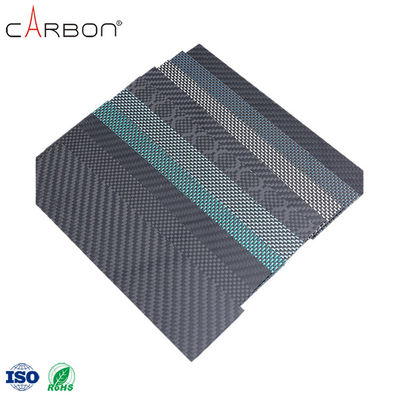Hot Item Matte Metallic Brushed 3K Carbon Fiber Sheet Plate mit Schnitt 0,005% S-Gehalt