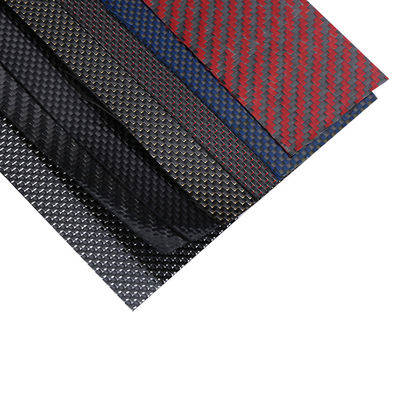 Hot Item Matte Metallic Brushed 3K Carbon Fiber Sheet Plate mit Schnitt 0,005% S-Gehalt