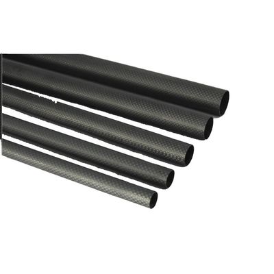 Produktionszeit 35-45 Tage 40 mm OD Rundkohlenstoffröhre 3,5 m Matte Kohlenstofffaserröhre