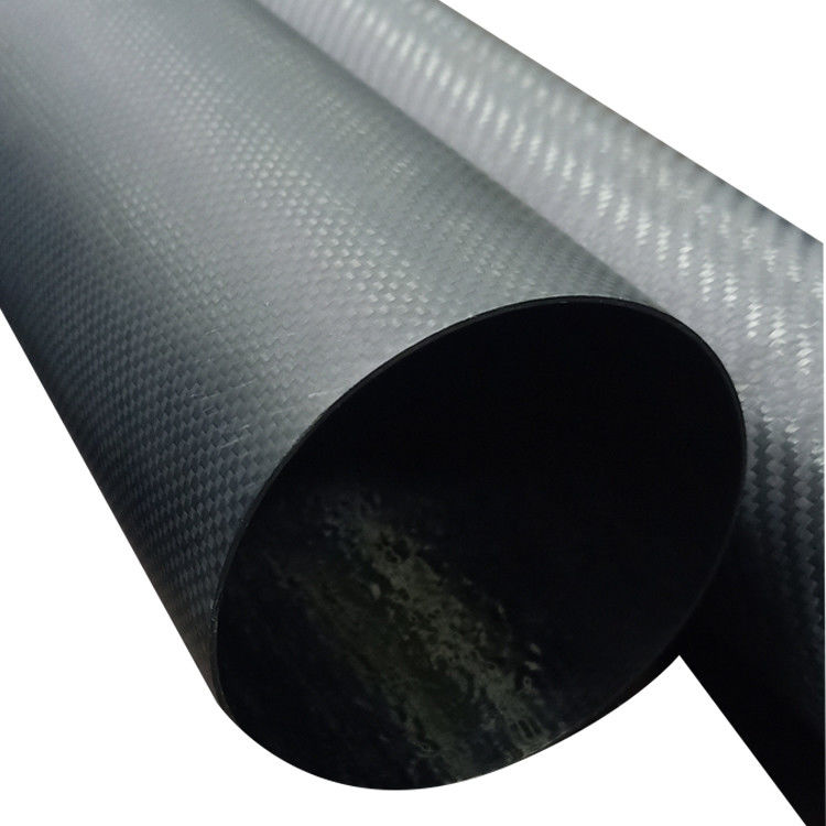 Großes 3k-Kohlenstofffaserrohr für unter 120 °C Grad 100mm 120mm 180mm 200mm 230mm